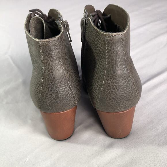 Korks Kork-Ease ROANA Ankle Booties Leather Boots Women's Brown Lace-Up Size 7M - Picture 3 of 10